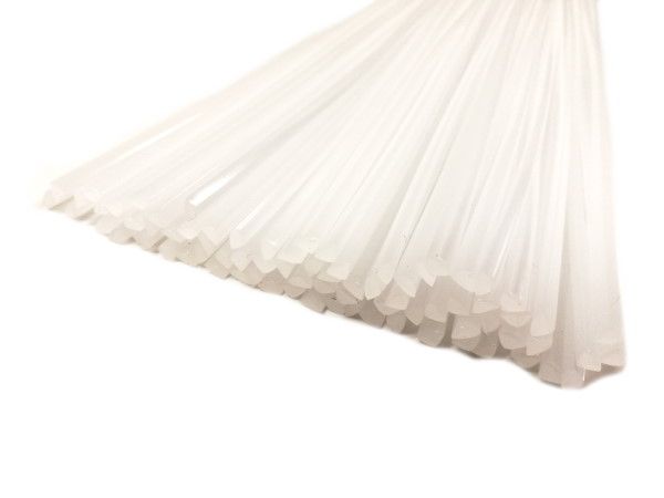Plastic welding rods PE-LD 6mm triangular Natural 1kg rods LDPE Top | az-reptec